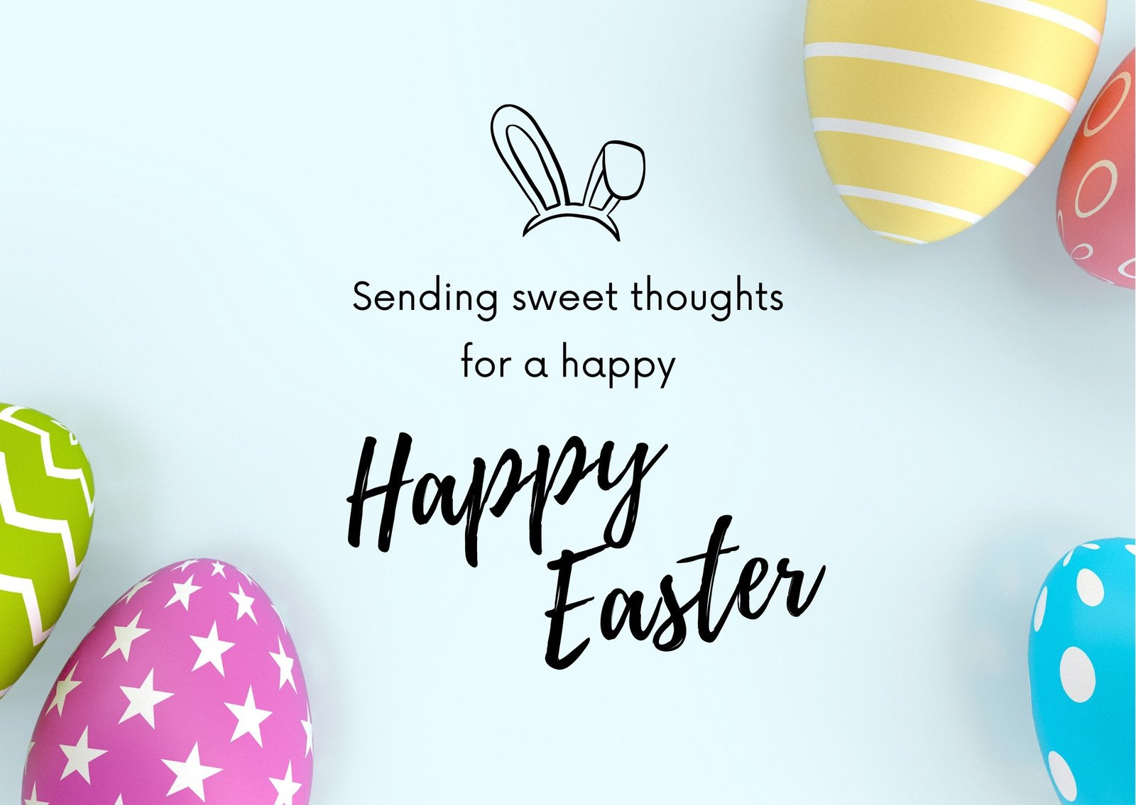 Free Printable, Customizable Easter Card Templates | Canva pertaining to Easter Card Printable Free