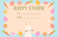 Free Printable, Customizable Easter Card Templates | Canva with Printable Easter Card Template