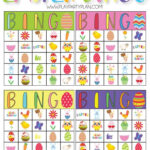 Free Printable Easter Bingo Cards Intended For Free Easter Bingo Cards Printables