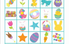 Free Printable Easter Bingo Cards intended for Free Printable Easter Bingo Cards Candy