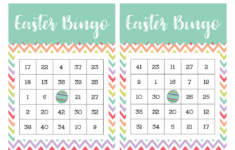 Free Printable Easter Bingo Game - The Girl Creative for Free Printable Easter Bingo Cards For Adults