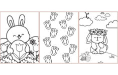 Free Printable Easter Bunny Colouring Pages For Kids - We Made for Coloring Free Printable Easter Cards