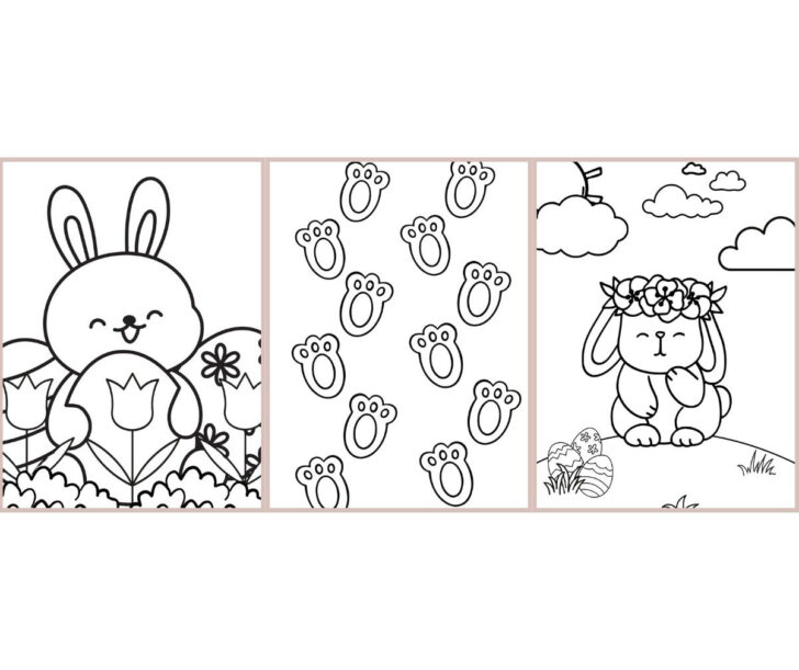 Coloring Free Printable Easter Cards