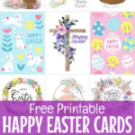 Free Printable Easter Cards & Easter Card Templates To Color Within Free Easter Card Templates Free Printable