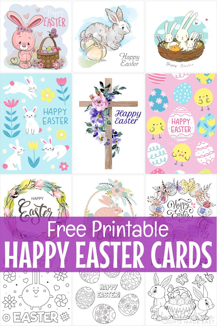 Free Printable Easter Cards &amp;amp; Easter Card Templates To Color within Free Easter Card Templates Free Printable