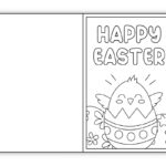 Free Printable Easter Cards To Color (Perfect For Kids!)   The With Regard To Free Easter Printables Cards