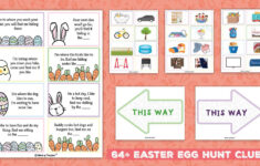 Free Printable Easter Egg Hunt Clues - World Of Printables pertaining to Free Printable Easter Egg Hunt Clue Cards