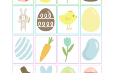 Free Printable Easter Matching Game with Easter Memory Cards Printable