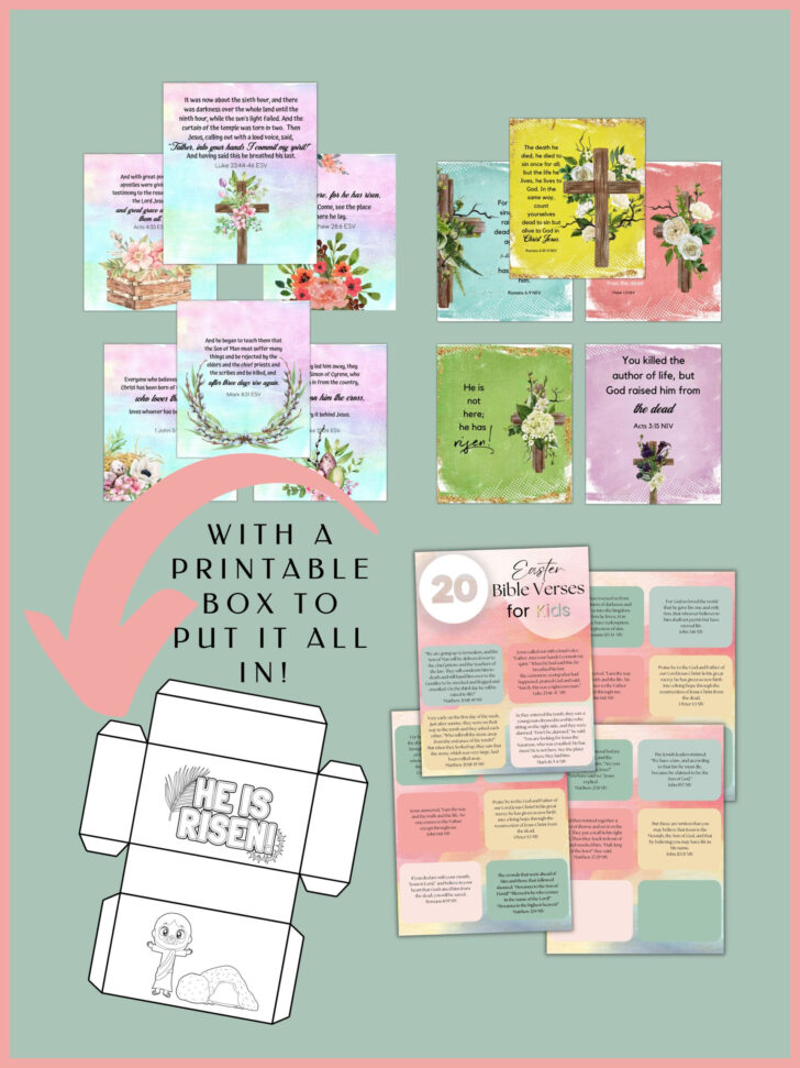 Free Printable Scripture Cards Easter