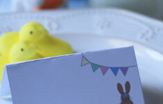 Free Printable Easter Place Cards – Cooking Up Cottage regarding Printable Easter Place Cards