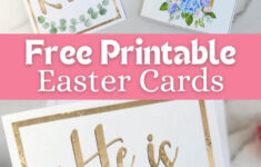 Free Printable Religious Easter Card (3 Designs!) - Leap Of Faith inside Free Printable Religious Easter Cards For Husband