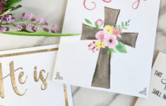 Free Printable Religious Easter Card (3 Designs!) - Leap Of Faith with Free Printable Easter Card Religious