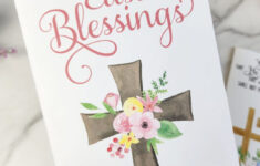 Free Printable Religious Easter Card (3 Designs!) - Leap Of Faith within Free Easter Card Templates Free Printable Religious