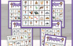 Free Religious Easter Bingo Printable! | Healing Home inside Christian Easter Bingo Cards Printables