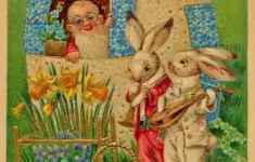 Free Vintage Easter Images: Beautiful Printables For Spring for Printable Vintage Easter Cards