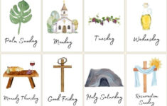 Holy Week Easter Story Cards with regard to Free Printable Easter Story Cards