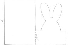 How To Make Cute Easter Bunny Cards | Creative Art And Craft For regarding Printable Easter Bunny Card