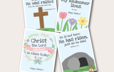 Kids Printable Christian Easter Cards | Religious, Bible Easter in Easter Card Printable LDS