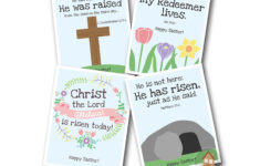 Kids Printable Christian Easter Cards | Religious, Bible Easter inside Easter Cards Religious Printable