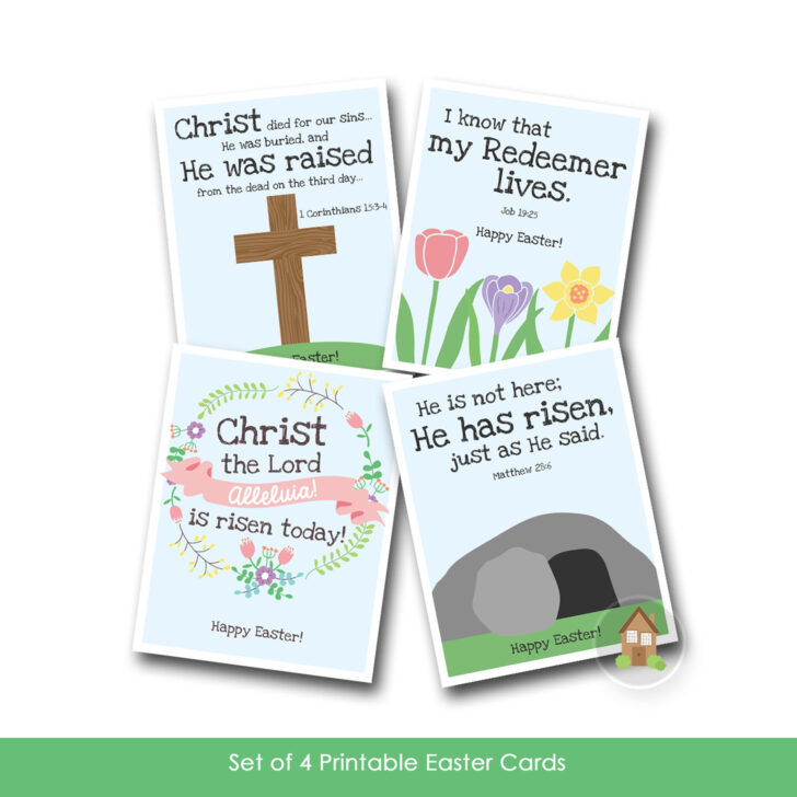 Printable Religious Easter Cards to Make