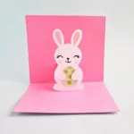 Pop Up Bunny Easter Card   Cute Easter Craft For Kids With Free For Free Printable Easter Pop Up Cards