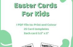 Printable Easter Cards For Kids within Free Printable Easter Cards Uk