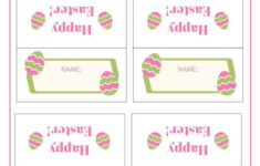 Printable Easter Place Cards - Add A Little Adventure regarding Free Printable Easter Name Place Cards