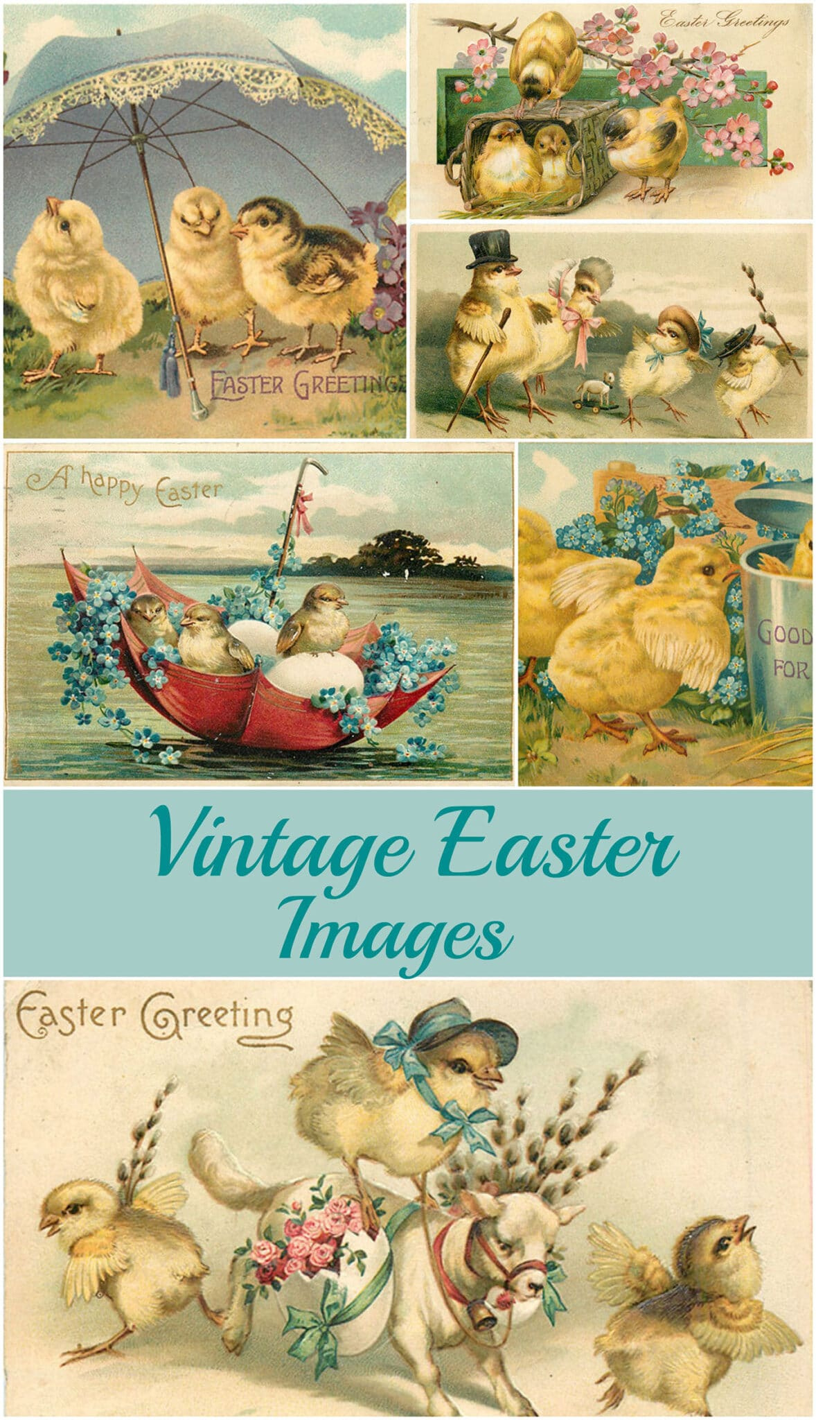 Vintage Easter Images | Adorable Free Printables - House Of Hawthornes for Free Printable Victorian Easter Cards